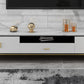 Glam TV-mediaconsole TV-console met open opbergruimte voor de woonkamer