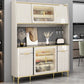 Modern Wood Dining Hutch Glass Doors Storage Cabinet with Doors https: res.litfad.com site img item 2022 12 26 6890502 1200x1200.jpg Clearhalo 'Display & China Cabinets' 'display_china_cabinets' 'furn' 'furn_display_china_cabinets' 'Furniture' 'Kitchen & Dining Furniture' 6890502