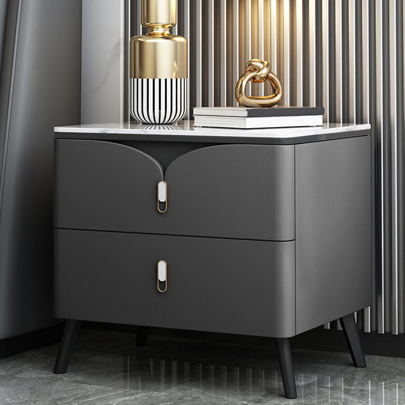 Schubladen Speicherakzent Tisch Nachttisch Antike Finish Nachttisch