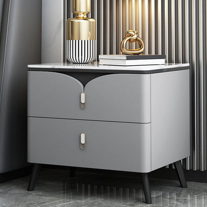 Schubladen Speicherakzent Tisch Nachttisch Antike Finish Nachttisch