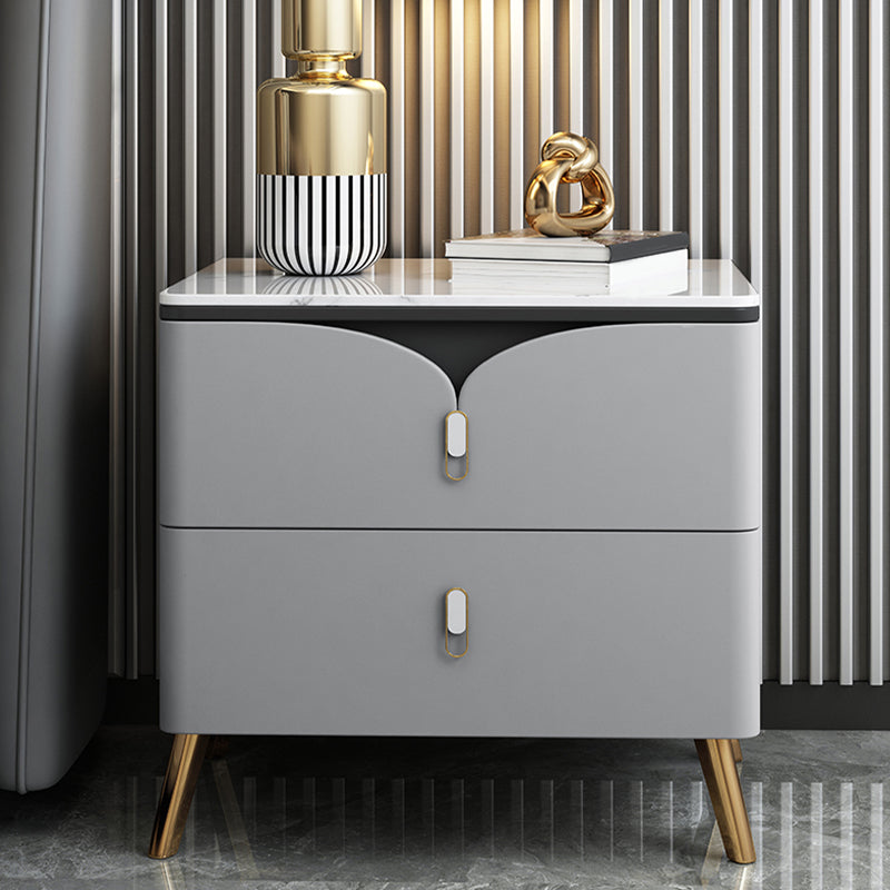 Schubladen Speicherakzent Tisch Nachttisch Antike Finish Nachttisch