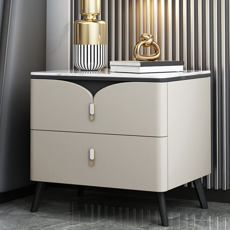 Schubladen Speicherakzent Tisch Nachttisch Antike Finish Nachttisch