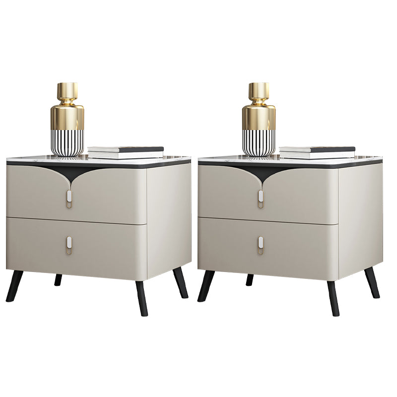 Schubladen Speicherakzent Tisch Nachttisch Antike Finish Nachttisch