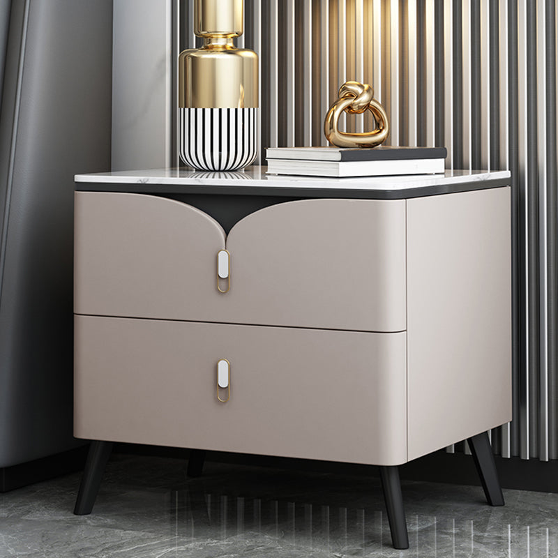 Schubladen Speicherakzent Tisch Nachttisch Antike Finish Nachttisch