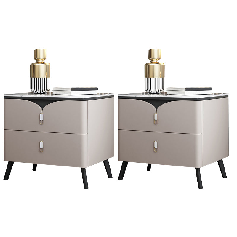 Schubladen Speicherakzent Tisch Nachttisch Antike Finish Nachttisch