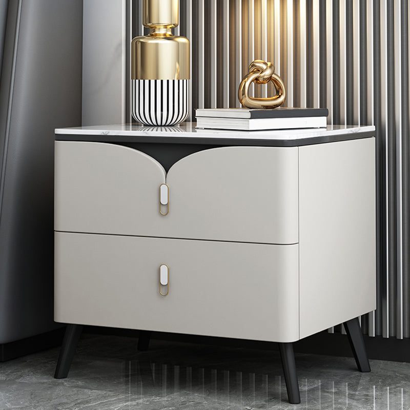 Schubladen Speicherakzent Tisch Nachttisch Antike Finish Nachttisch