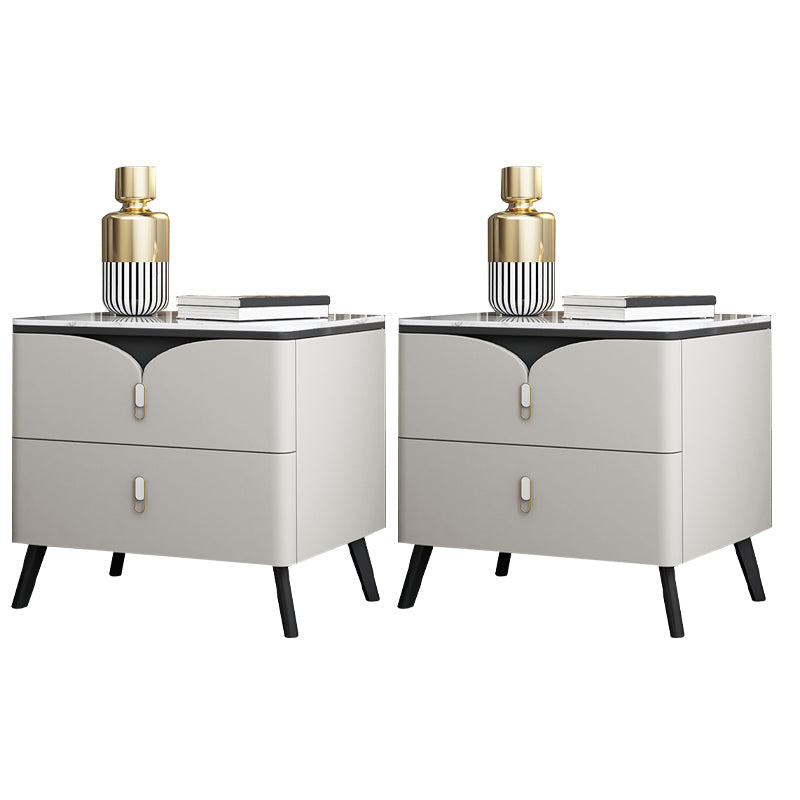 Schubladen Speicherakzent Tisch Nachttisch Antike Finish Nachttisch