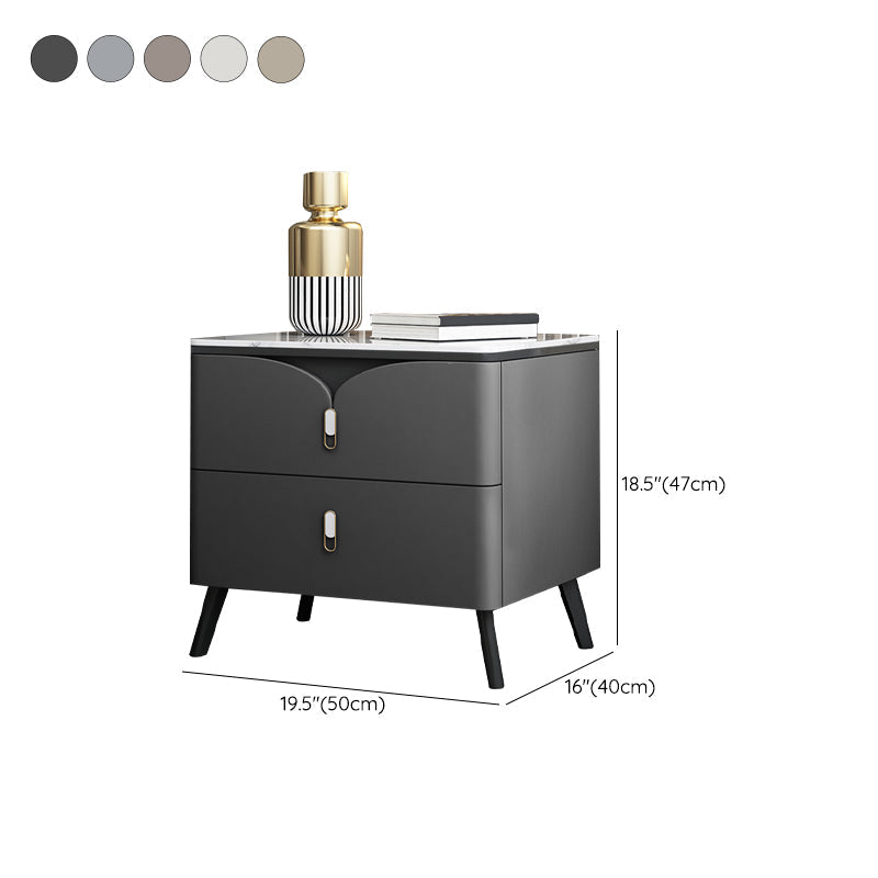 Schubladen Speicherakzent Tisch Nachttisch Antike Finish Nachttisch