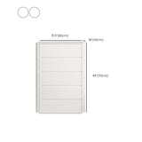 Modern Storage Chest Manufactured Wood Dresser with 5/6 Drawers , 15.6-inch W Clearhalo 'Bedroom Furniture' 'Dressers & Chests' 'dressers_chests' 'furn' 'furn_dressers_chests' 'Furniture' 6890719