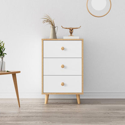 Doucheur de rangement en bois de lingerie verticale contemporaine commode pour le bureau à domicile