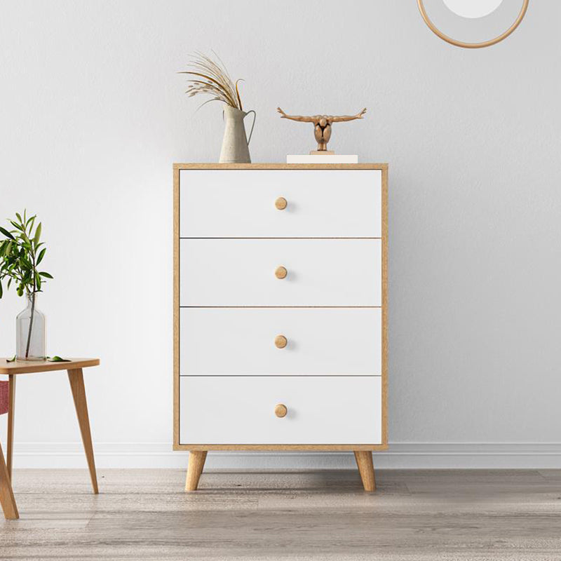 Doucheur de rangement en bois de lingerie verticale contemporaine commode pour le bureau à domicile