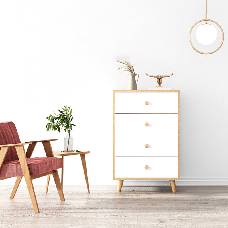 Doucheur de rangement en bois de lingerie verticale contemporaine commode pour le bureau à domicile