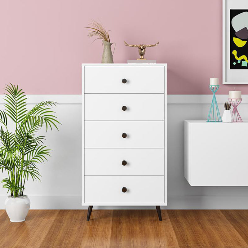 Doucheur de rangement en bois de lingerie verticale contemporaine commode pour le bureau à domicile