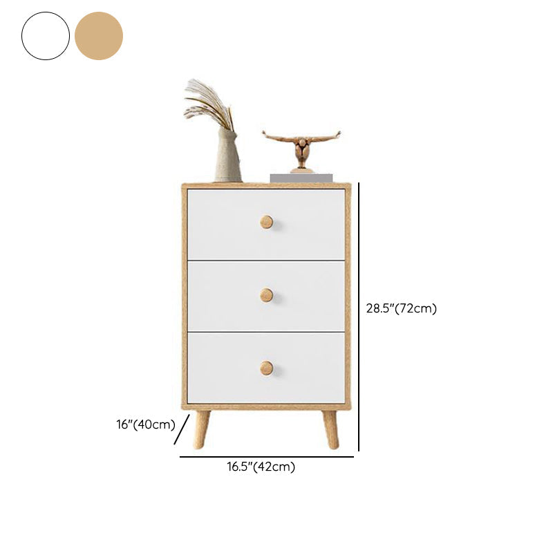 Doucheur de rangement en bois de lingerie verticale contemporaine commode pour le bureau à domicile