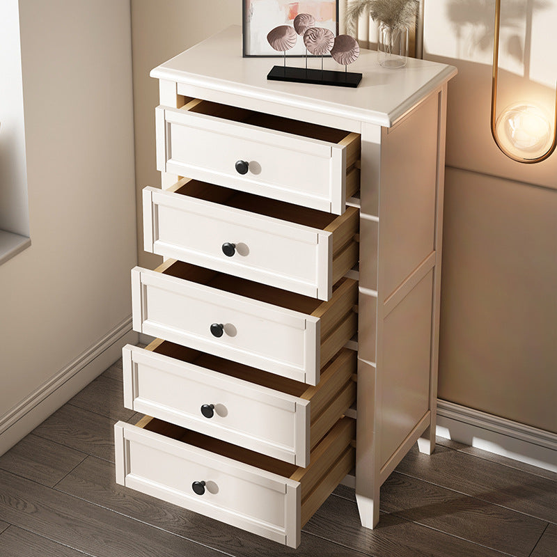 Cómoda vertical de almacenamiento tradicional de roble para lencería para el hogar