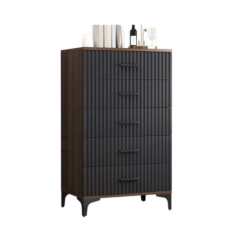 Cómoda cómoda de almacenamiento de madera para lencería contemporánea para el hogar