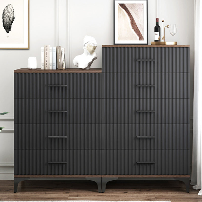 Cómoda cómoda de almacenamiento de madera para lencería contemporánea para el hogar