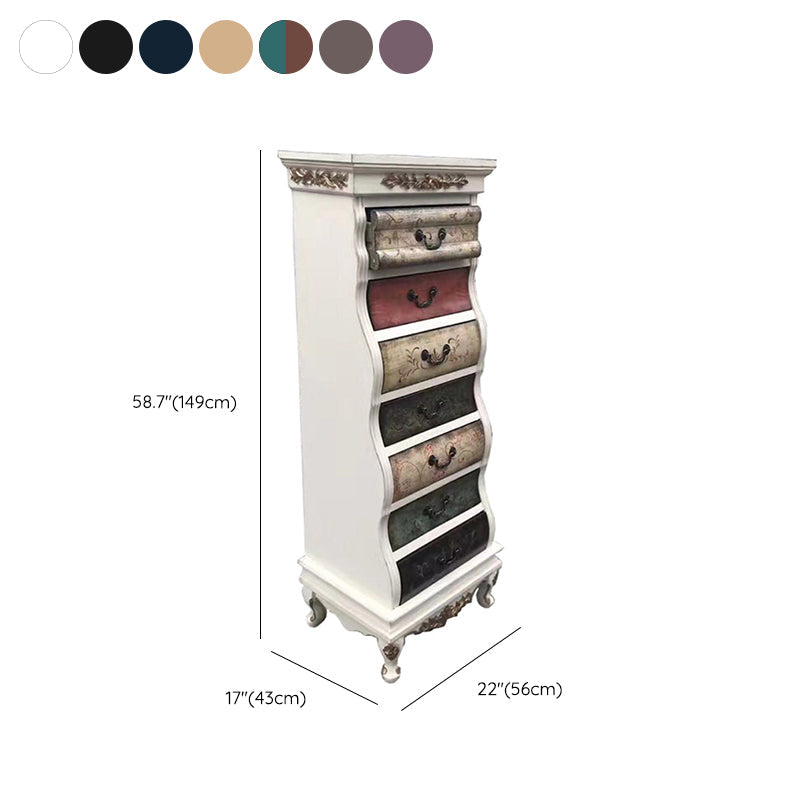 Traditional Birch Lingerie Chest Vertical Storage Chest Dresser for Home Clearhalo 'Bedroom Furniture' 'Dressers & Chests' 'dressers_chests' 'furn' 'furn_dressers_chests' 'Furniture' 6890854