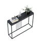 Table accent de console moderne Table de console finition antique en métal