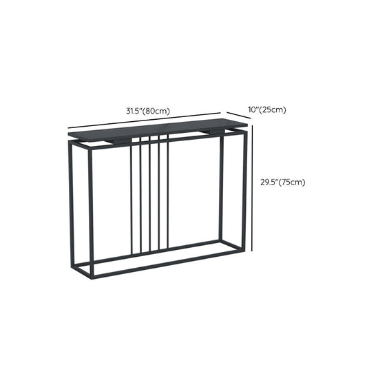 Tabla de acento de consola moderna Tabla de consola de acabado antiguo en metal