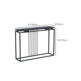 Table accent de console moderne Table de console finition antique en métal