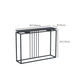 Table accent de console moderne Table de console finition antique en métal