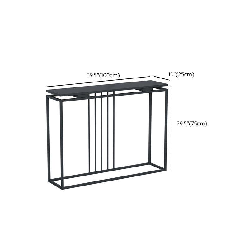 Table accent de console moderne Table de console finition antique en métal