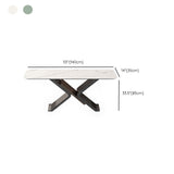 Table accent de console rectangle moderne Table accent de finition antique