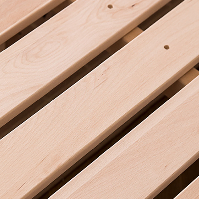 Mident secolo moderno a quattro letti poster in noce con testiera