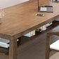 Rectangular Shaped Office Conference Table Wood Writing Desk in Brown Clearhalo 'furn' 'furn_office_desk' 'Furniture' 'Office Desks' 'Office Furniture' 'office_desk' 6892641
