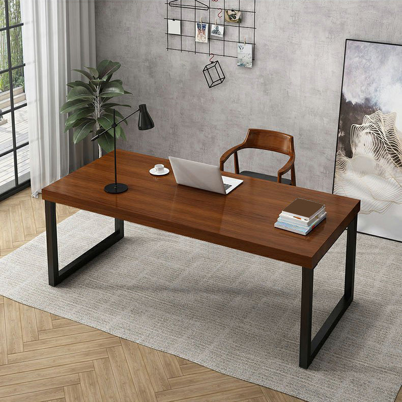 Solid Wood Writing Desk Sled Base Rectangular Office Desk , 29.53" Tall Clearhalo 'furn' 'furn_office_desk' 'Furniture' 'Office Desks' 'Office Furniture' 'office_desk' 6892855