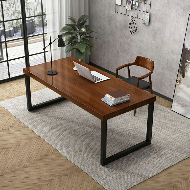 Solid Wood Writing Desk Sled Base Rectangular Office Desk , 29.53" Tall Clearhalo 'furn' 'furn_office_desk' 'Furniture' 'Office Desks' 'Office Furniture' 'office_desk' 6892857