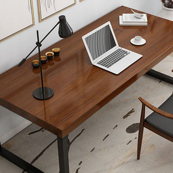 Solid Wood Writing Desk Sled Base Rectangular Office Desk , 29.53" Tall Clearhalo 'furn' 'furn_office_desk' 'Furniture' 'Office Desks' 'Office Furniture' 'office_desk' 6892860