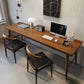 Modern Solid Wood Writing Desk H-Base 23.62" Wide Office Desk Clearhalo 'furn' 'furn_office_desk' 'Furniture' 'Office Desks' 'Office Furniture' 'office_desk' 6892911