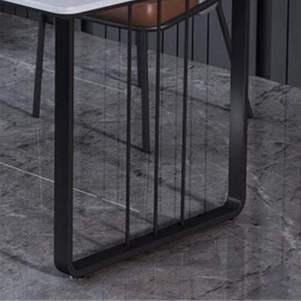 Zeitgenössischer Schreibtisch Stein Schlitten Basis Büroschreibtisch, 29,53 "groß