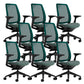 Removable Arms Desk Chair No Distressing Ergonomic Office Chair with Wheels