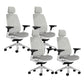 Removable Arms Desk Chair No Distressing Ergonomic Office Chair with Wheels