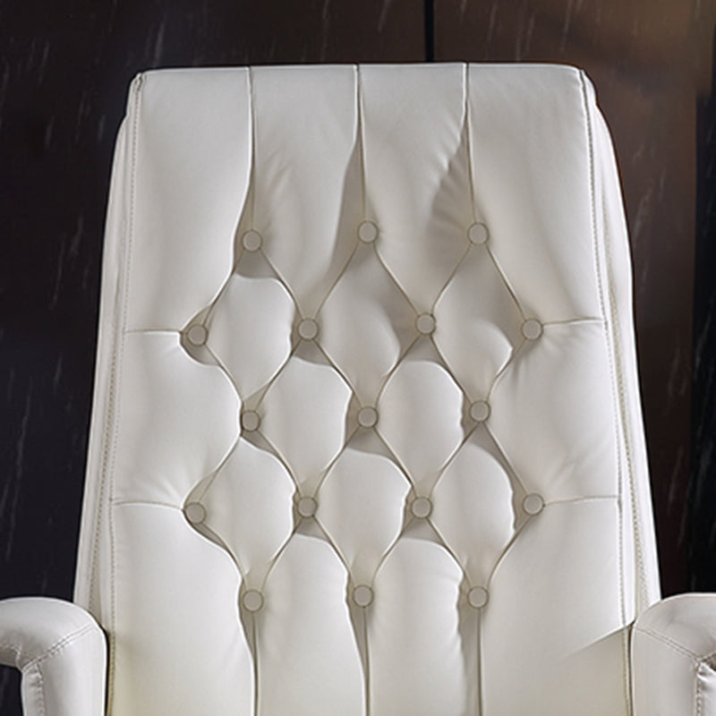 Sedia fissa braccia girevole sedia moderna altezza del sedile regolabile con ruote