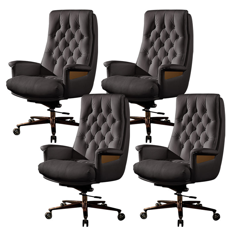 Sedia fissa braccia girevole sedia moderna altezza del sedile regolabile con ruote