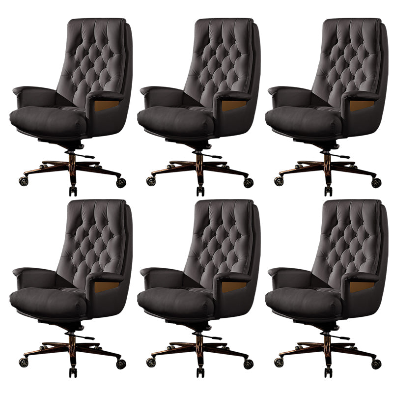 Sedia fissa braccia girevole sedia moderna altezza del sedile regolabile con ruote