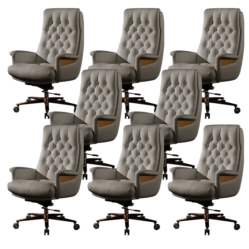 Sedia fissa braccia girevole sedia moderna altezza del sedile regolabile con ruote