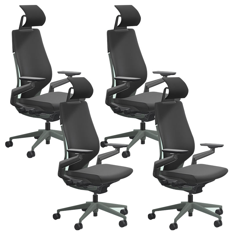 Chaise pivotante moderne Hauteur de siège réglable chaise de bureau ergonomique avec roues