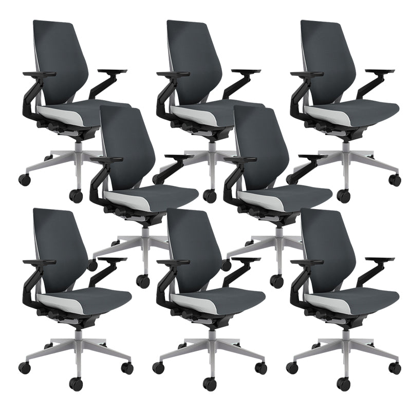 Chaise pivotante moderne Hauteur de siège réglable chaise de bureau ergonomique avec roues