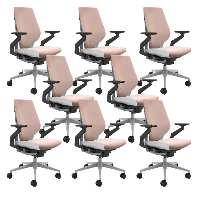 Chaise pivotante moderne Hauteur de siège réglable chaise de bureau ergonomique avec roues