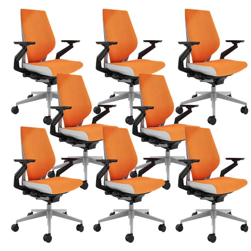 Chaise pivotante moderne Hauteur de siège réglable chaise de bureau ergonomique avec roues