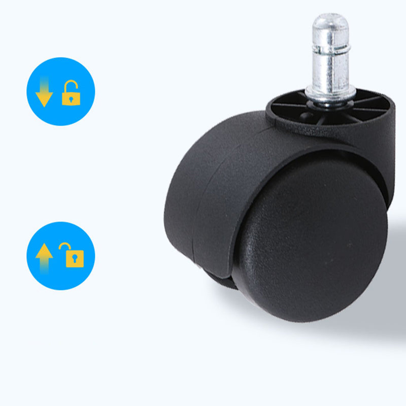 Les roues de chaise de conférence sans bras modernes incluent le chaise de bureau pour le bureau