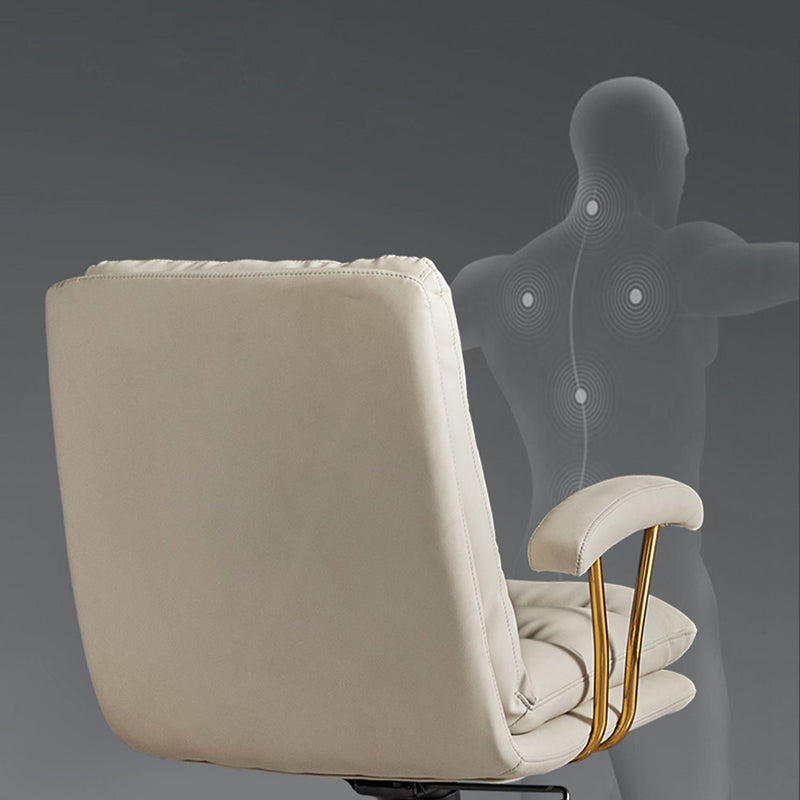 Adjustable Seat Height Office Chair Modern Mid-Back Arm Chair with Wheels Clearhalo 'furn' 'furn_office_chair' 'Furniture' 'Office Chairs' 'Office Furniture' 'office_chair' 6894161