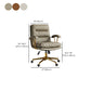 Adjustable Seat Height Office Chair Modern Mid-Back Arm Chair with Wheels Clearhalo 'furn' 'furn_office_chair' 'Furniture' 'Office Chairs' 'Office Furniture' 'office_chair' 6894171