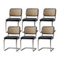 Contemporary Office Chair No Wheels Low Back Desk Chair without Arm Black 6 Piece Set Clearhalo 'furn' 'furn_office_chair' 'Furniture' 'Office Chairs' 'Office Furniture' 'office_chair' 6894178