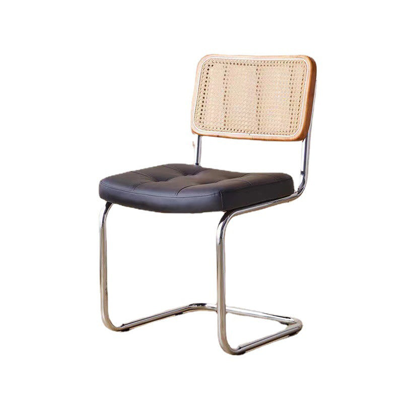 Contemporary Office Chair No Wheels Low Back Desk Chair without Arm Clearhalo 'furn' 'furn_office_chair' 'Furniture' 'Office Chairs' 'Office Furniture' 'office_chair' 6894180